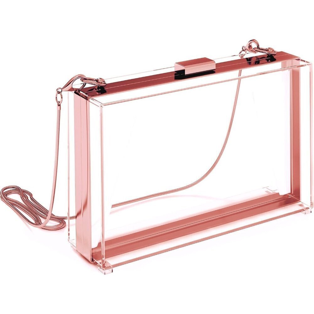 Clear Acrylic Crossbody Purse Small Stadium Approved Elegant Evening Gift